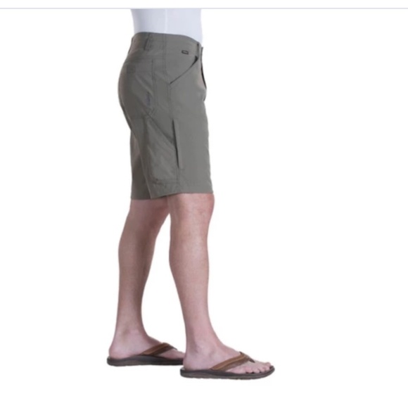 Kuhl RENEGADE SHORTS Size 36 Charcoal Grey 10" inseam - Picture 2 of 9